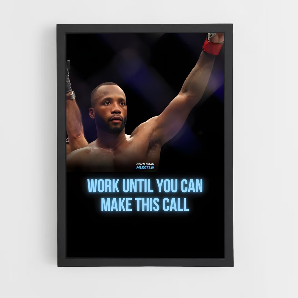 Poster Leon edwards – affiche MMA (vue 2)